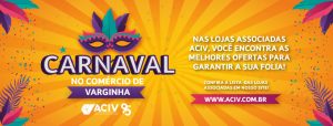 Leia mais sobre o artigo Carnaval é no Comércio de Varginha!