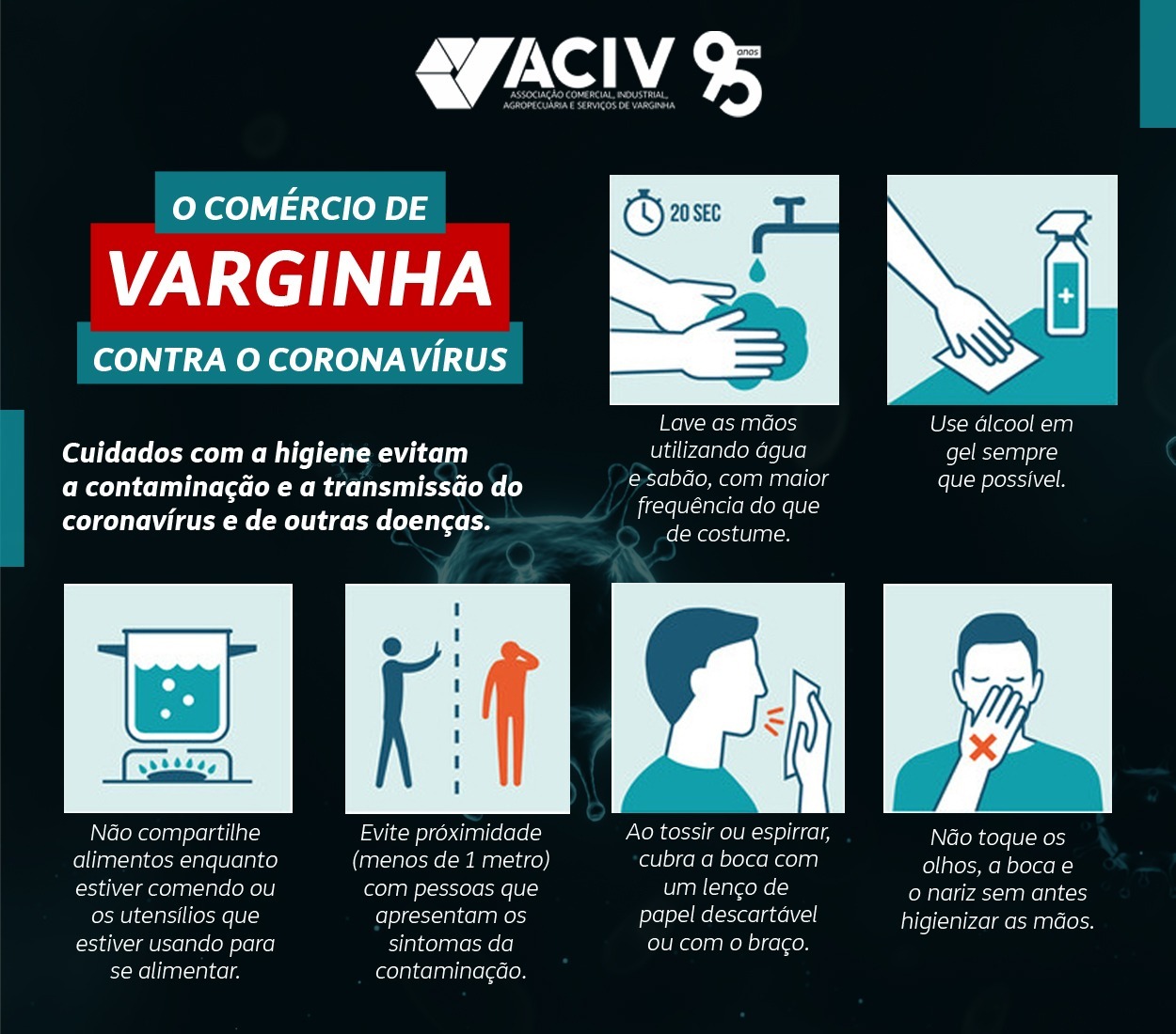 No momento, você está visualizando Aciv inicia mais uma campanha de conscientização da população