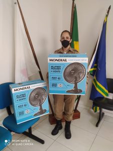 Leia mais sobre o artigo ACIV doa ventiladores à base móvel da Polícia Militar