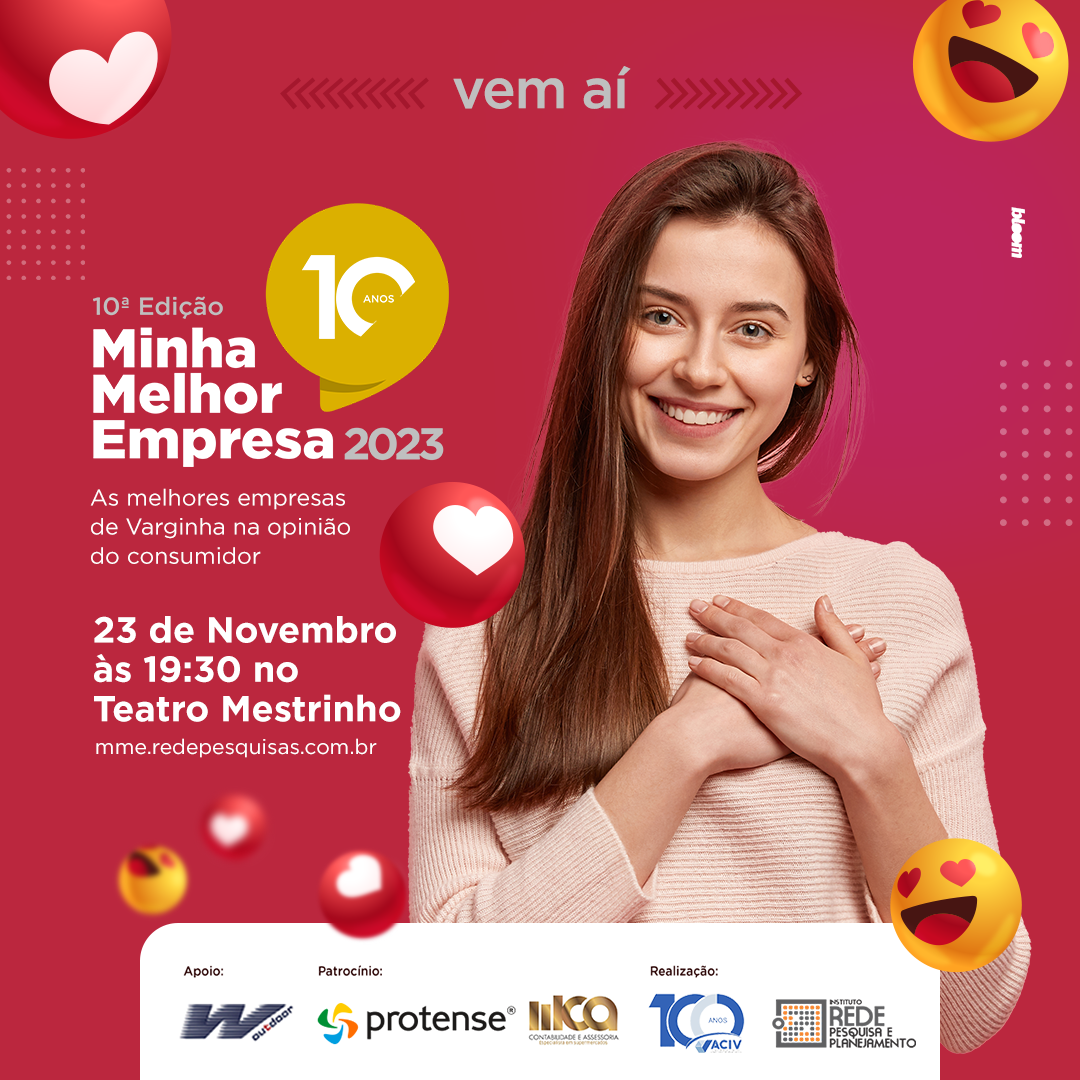 No momento, você está visualizando ACIV e Instituto Rede realizam entrega dos certificados da pesquisa Minha Melhor Empresa 2023